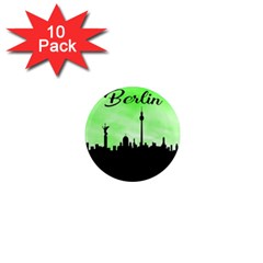 Berlin 1  Mini Magnet (10 Pack)  by Valentinaart