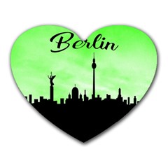 Berlin Heart Mousepads by Valentinaart