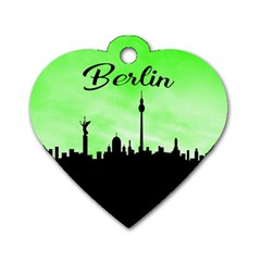 Berlin Dog Tag Heart (one Side) by Valentinaart