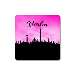 Berlin Square Magnet by Valentinaart