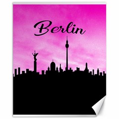 Berlin Canvas 11  X 14   by Valentinaart