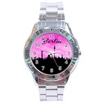 Berlin Stainless Steel Analogue Watch Front