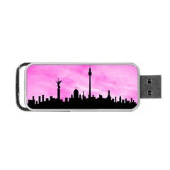 Berlin Portable Usb Flash (two Sides) by Valentinaart