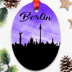 Berlin Oval Ornament (two Sides) by Valentinaart