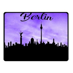 Berlin Fleece Blanket (small) by Valentinaart