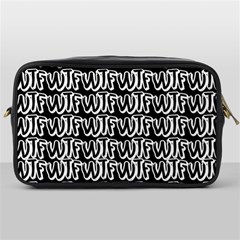 Wtf Toiletries Bags by Valentinaart