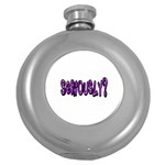 Seriously Round Hip Flask (5 oz) Front