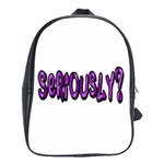 Seriously School Bags(Large)  Front