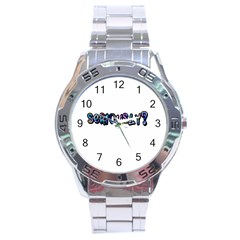 Seriously Stainless Steel Analogue Watch by Valentinaart