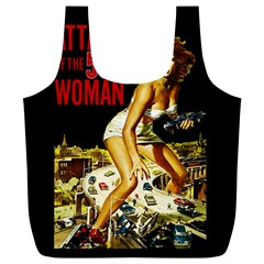 Attack Of The 50 Ft Woman Full Print Recycle Bags (l)  by Valentinaart