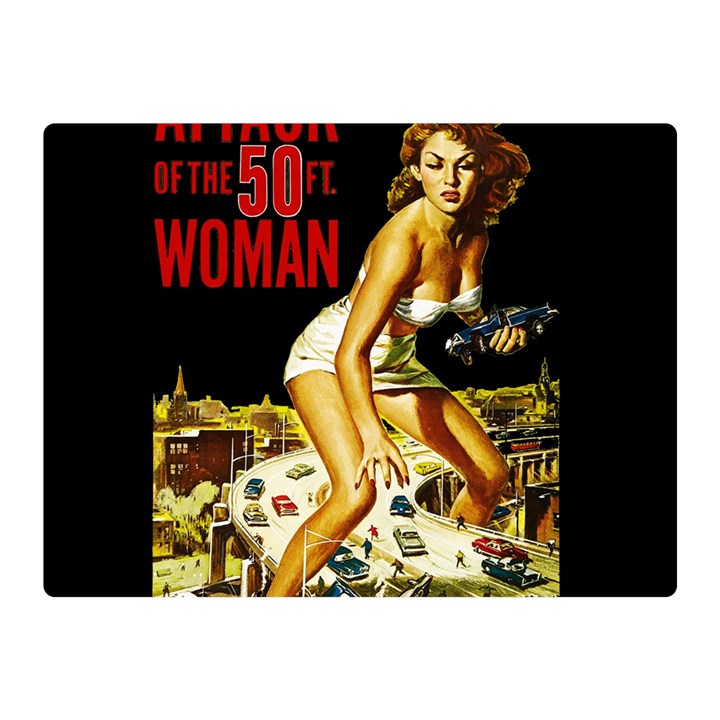 Attack of the 50 ft woman Double Sided Flano Blanket (Mini) 