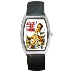 Attack of the 50 ft woman Barrel Style Metal Watch