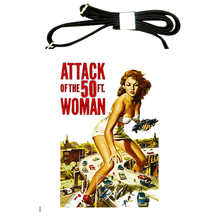 Attack of the 50 ft woman Shoulder Sling Bags