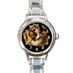 Carmen Round Italian Charm Watch by Valentinaart