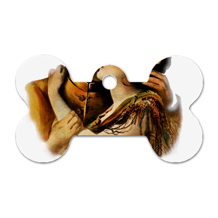 Carmen Dog Tag Bone (Two Sides)