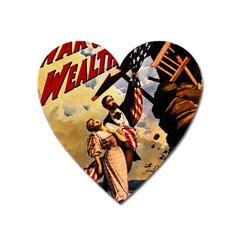 The War Of Wealth Heart Magnet by Valentinaart