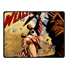 The War Of Wealth Double Sided Fleece Blanket (small)  by Valentinaart