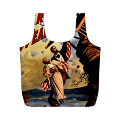 The War Of Wealth Full Print Recycle Bags (m)  by Valentinaart