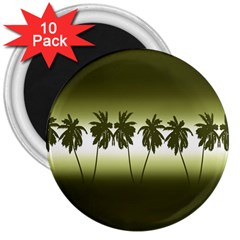 Tropical Sunset 3  Magnets (10 Pack)  by Valentinaart