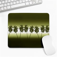 Tropical Sunset Large Mousepads by Valentinaart