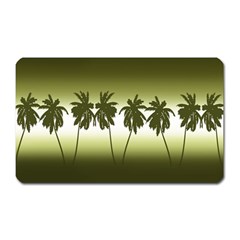 Tropical Sunset Magnet (rectangular) by Valentinaart