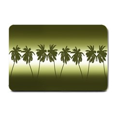 Tropical Sunset Small Doormat  by Valentinaart