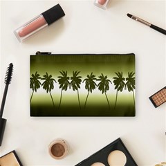 Tropical Sunset Cosmetic Bag (small)  by Valentinaart