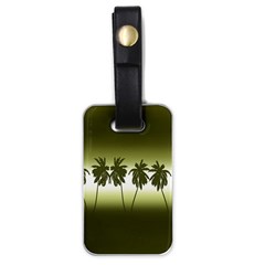 Tropical Sunset Luggage Tags (one Side)  by Valentinaart