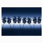 Tropical sunset Large Glasses Cloth Front