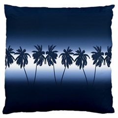 Tropical Sunset Large Flano Cushion Case (one Side) by Valentinaart