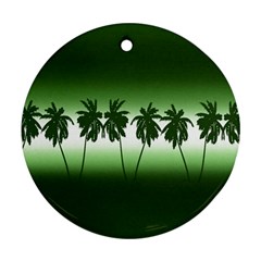 Tropical Sunset Ornament (round) by Valentinaart