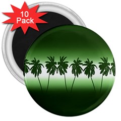 Tropical Sunset 3  Magnets (10 Pack)  by Valentinaart