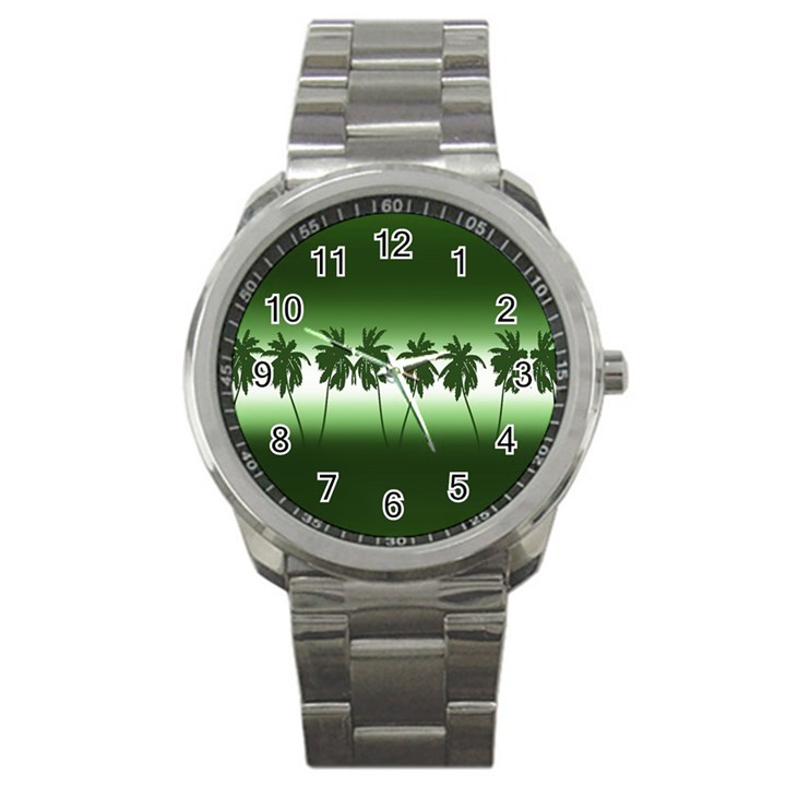 Tropical sunset Sport Metal Watch