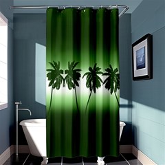 Tropical Sunset Shower Curtain 36  X 72  (stall)  by Valentinaart