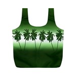 Tropical sunset Full Print Recycle Bags (M)  Front