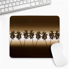 Tropical Sunset Large Mousepads by Valentinaart