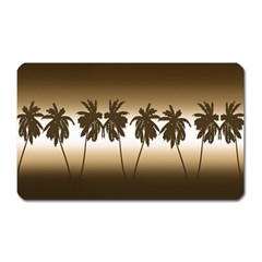 Tropical Sunset Magnet (rectangular) by Valentinaart