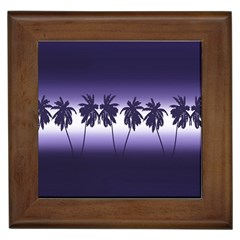 Tropical Sunset Framed Tiles by Valentinaart