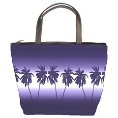 Tropical Sunset Bucket Bags by Valentinaart