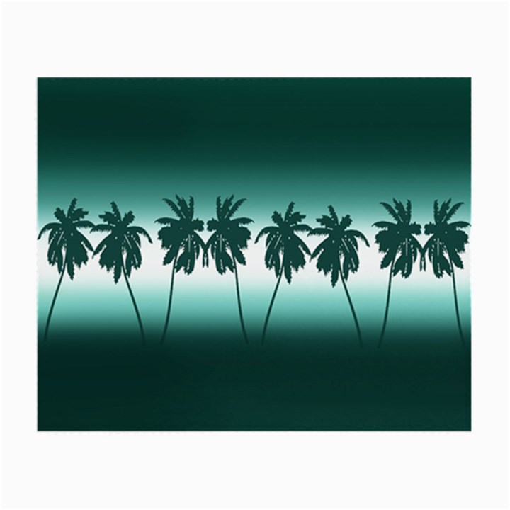 Tropical sunset Small Glasses Cloth (2-Side)