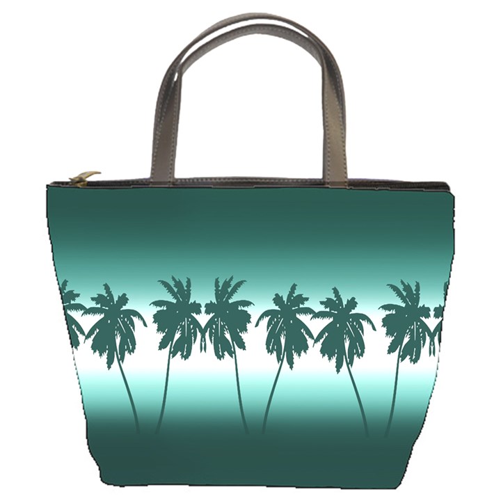 Tropical sunset Bucket Bags