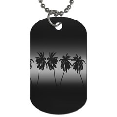 Tropical Sunset Dog Tag (one Side) by Valentinaart