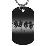 Tropical sunset Dog Tag (One Side) Front