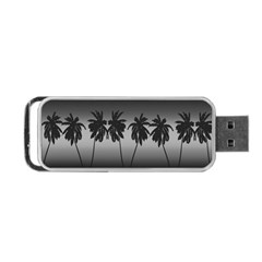 Tropical Sunset Portable Usb Flash (one Side) by Valentinaart