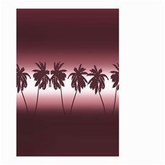 Tropical Sunset Small Garden Flag (two Sides) by Valentinaart