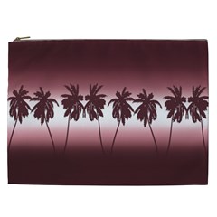 Tropical Sunset Cosmetic Bag (xxl)  by Valentinaart