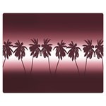 Tropical sunset Double Sided Flano Blanket (Medium)  60 x50  Blanket Back