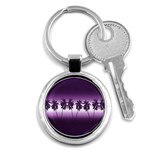 Tropical sunset Key Chains (Round)  Front