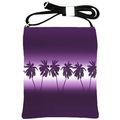 Tropical Sunset Shoulder Sling Bags by Valentinaart