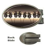 Tropical sunset Money Clips (Oval)  Front